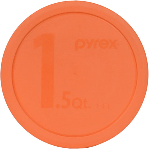 Pyrex Bundle - 4 Items: 322-PC Green, 323-PC Orange, 325-PC Blue, 326-PC Red Lids for Pyrex Mixing Bowls (Not Sculpted)